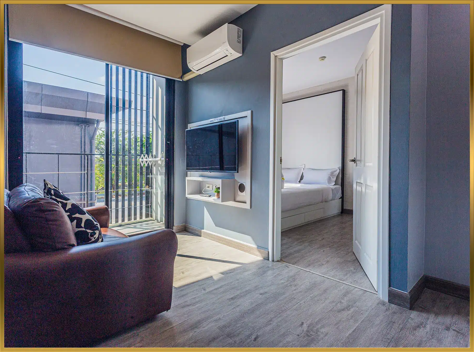 โรงแรม T62Residence ที่พักคลอง 5  ตำบล รังสิต คลองหลวง ธัญบุรี ปทุมธานี ห้องพักรายวันคลอง 5 ห้องพัก ดีลักซ์ Deluxe TV 30 ตรม.ราคา 1,100 บาท